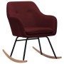 Schaukelstuhl aus Rotweinstoff von vidaXL, Schaukelstühle - Ref: Foro24-289535, Preis: 136,55 €, Rabatt: %