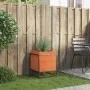 Jardinera de madera maciza pino marrón cera 40x40x50 cm de vidaXL, Maceteros y jardineras - Ref: Foro24-847020, Precio: 53,57...