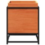 Jardinera de madera maciza pino marrón cera 40x40x50 cm de vidaXL, Maceteros y jardineras - Ref: Foro24-847020, Precio: 54,27 €
