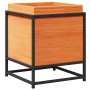 Jardinera de madera maciza pino marrón cera 40x40x50 cm de vidaXL, Maceteros y jardineras - Ref: Foro24-847020, Precio: 54,27...