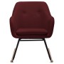 Red wine fabric rocking chair by vidaXL, Rocking chairs - Ref: Foro24-289535, Price: 136,55 €, Discount: %