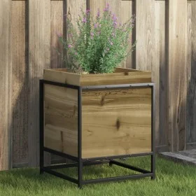 Jardinera de madera de pino impregnada 40x40x50 cm by vidaXL, Pots and planters - Ref: Foro24-847022, Price: 64,05 €, Discoun...