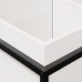 Massive weiße Kiefernholz-Pflanzschale 80x40x50 cm von vidaXL, Töpfe und Pflanzgefäße - Ref: Foro24-847029, Preis: 92,37 €, R...