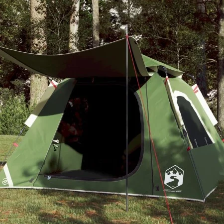 Tienda de campaña iglú 4 personas apertura rápida verde by vidaXL, tents - Ref: Foro24-4004143, Price: 113,59 €, Discount: %