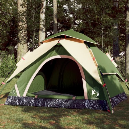 Tienda de campaña iglú 4 personas apertura rápida verde by vidaXL, tents - Ref: Foro24-4004181, Price: 87,89 €, Discount: %