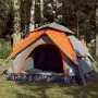 Tienda de campaña iglú 4 personas apertura rápida gris/naranja by vidaXL, tents - Ref: Foro24-4004183, Price: 104,79 €, Disco...