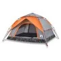 Tienda de campaña iglú 4 personas apertura rápida gris/naranja by vidaXL, tents - Ref: Foro24-4004183, Price: 104,79 €, Disco...