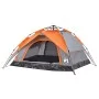 Tienda de campaña iglú 4 personas apertura rápida gris/naranja by vidaXL, tents - Ref: Foro24-4004183, Price: 104,79 €, Disco...