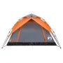 Tienda de campaña iglú 4 personas apertura rápida gris/naranja by vidaXL, tents - Ref: Foro24-4004183, Price: 104,79 €, Disco...