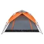 Tienda de campaña iglú 4 personas apertura rápida gris/naranja by vidaXL, tents - Ref: Foro24-4004183, Price: 104,79 €, Disco...