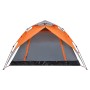 Tienda de campaña iglú 4 personas apertura rápida gris/naranja by vidaXL, tents - Ref: Foro24-4004183, Price: 87,79 €, Discou...