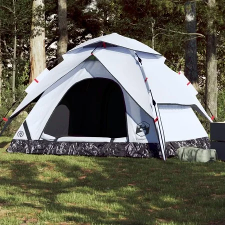 Tienda campaña iglú 5 persona tela opaca apertura rápida blanca by vidaXL, tents - Ref: Foro24-4004188, Price: 124,24 €, Disc...