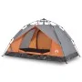 Tienda de campaña iglú 3 personas apertura rápida gris/naranja von vidaXL, Zelte - Ref: Foro24-4004195, Preis: 77,52 €, Rabat...