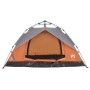 Tienda de campaña iglú 3 personas apertura rápida gris/naranja von vidaXL, Zelte - Ref: Foro24-4004195, Preis: 71,62 €, Rabat...