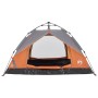 Tienda de campaña iglú 3 personas apertura rápida gris/naranja von vidaXL, Zelte - Ref: Foro24-4004195, Preis: 71,62 €, Rabat...