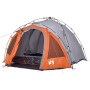 Tienda de campaña iglú 3 personas apertura rápida gris/naranja by vidaXL, tents - Ref: Foro24-4004224, Price: 120,83 €, Disco...
