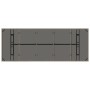Gartentisch mit grauer PE-Rattan-Oberfläche und Glasplatte, 240x90x75 cm. von vidaXL, Gartentische - Ref: Foro24-365599, Prei...