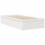 Solid white pine wood bed frame 75x190 cm by vidaXL, Beds and slatted bases - Ref: Foro24-846847, Price: 121,92 €, Discount: %
