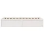 Solid white pine wood bed frame 75x190 cm by vidaXL, Beds and slatted bases - Ref: Foro24-846847, Price: 121,92 €, Discount: %