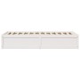 Solid white pine wood bed frame 90x200 cm by vidaXL, Beds and slatted bases - Ref: Foro24-846832, Price: 155,57 €, Discount: %