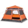 Iglu-Zelt für 4 Personen, schnelles Öffnen, grau/orange. von vidaXL, Zelte - Ref: Foro24-4004232, Preis: 148,12 €, Rabatt: %