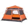 Iglu-Zelt für 4 Personen, schnelles Öffnen, grau/orange. von vidaXL, Zelte - Ref: Foro24-4004232, Preis: 148,12 €, Rabatt: %