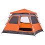 Tienda de campaña iglú 4 personas apertura rápida gris/naranja by vidaXL, tents - Ref: Foro24-4004232, Price: 150,09 €, Disco...
