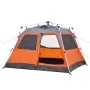 Iglu-Zelt für 4 Personen, schnelles Öffnen, grau/orange. von vidaXL, Zelte - Ref: Foro24-4004232, Preis: 148,12 €, Rabatt: %