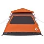 Iglu-Zelt für 4 Personen, schnelles Öffnen, grau/orange. von vidaXL, Zelte - Ref: Foro24-4004232, Preis: 148,12 €, Rabatt: %