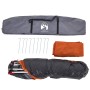 Tienda de campaña iglú 4 personas apertura rápida gris/naranja by vidaXL, tents - Ref: Foro24-4004232, Price: 150,09 €, Disco...