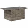Gartensofagarnitur 7-teilig mit grauen Polstern aus synthetischem Rattan von vidaXL, Gartensets - Ref: Foro24-3274660, Preis:...