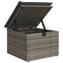 Gartensofagarnitur 7-teilig mit grauen Polstern aus synthetischem Rattan von vidaXL, Gartensets - Ref: Foro24-3274660, Preis:...
