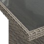 Gartensofagarnitur 7-teilig mit grauen Polstern aus synthetischem Rattan von vidaXL, Gartensets - Ref: Foro24-3274660, Preis:...