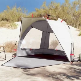 Strandladen für 2 Personen, wasserdicht, schnell aufklappbar, grau von vidaXL, Zelte - Ref: Foro24-4005310, Preis: 77,38 €, R...