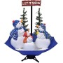 Weihnachtsbaum mit Schnee mit blauem PVC-Schirmständer 170 cm von vidaXL, Weihnachtsbäume - Ref: Foro24-289930, Preis: 189,04...