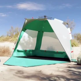 Strandzelt für 3 Personen, wasserdicht, schnell aufklappbar, grün. von vidaXL, Zelte - Ref: Foro24-4005312, Preis: 89,36 €, R...