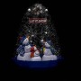 Weihnachtsbaum mit Schnee mit blauem PVC-Schirmständer 170 cm von vidaXL, Weihnachtsbäume - Ref: Foro24-289930, Preis: 189,04...
