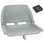 Faltbare Sitzbank-Set für Boot, 2 Stück, grau von vidaXL, Teile für Segelboote - Ref: Foro24-272237, Preis: 73,54 €, Rabatt: %