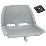 Faltbare Sitzbank-Set für Boot, 2 Stück, grau von vidaXL, Teile für Segelboote - Ref: Foro24-272237, Preis: 74,79 €, Rabatt: %