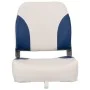 Set asientos plegables para barco 4 uds con cojín blanco y azul by vidaXL, Sailboat parts - Ref: Foro24-272242, Price: 133,61...