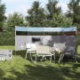 Cortaviento de camping impermeable azul 366x152x152 cm de vidaXL, Paravientos - Ref: Foro24-94741, Precio: 40,26 €, Descuento: %