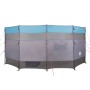 Cortaviento de camping impermeable azul 366x152x152 cm de vidaXL, Paravientos - Ref: Foro24-94741, Precio: 40,26 €, Descuento: %