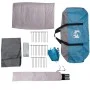 Cortaviento de camping impermeable azul 366x152x152 cm by vidaXL, Windbreaks - Ref: Foro24-94741, Price: 41,08 €, Discount: %