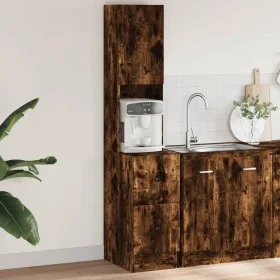 Mueble de cocina madera ingeniería roble ahumado 35x50x180 cm de vidaXL, Armarios de cocina - Ref: Foro24-840762, Precio: 81,...