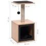 Cat scratching post with sisal scratching mat 62 cm by vidaXL, Cat furniture - Ref: Foro24-170932, Price: 53,78 €, Discount: %