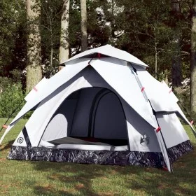 Iglu-Zelt für 3 Personen, blickdichter Stoff, schnell zu öffnen, weiß von vidaXL, Zelte - Ref: Foro24-4004180, Preis: 102,64 ...