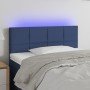 Cabecero con LED de tela azul 80x5x78/88 cm en Cabeceros y pies de cama | Comprar online en Foro24