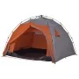 Igloo tent 4 people quick opening grey/orange by vidaXL, tents - Ref: Foro24-4004244, Price: 113,68 €, Discount: %