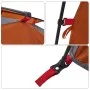 Igloo tent 4 people quick opening grey/orange by vidaXL, tents - Ref: Foro24-4004244, Price: 113,68 €, Discount: %