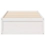 Massiver Bettrahmen aus weißem Kiefernholz, 90 x 190 cm von vidaXL, Betten und Lattenroste - Ref: Foro24-846844, Preis: 150,7...